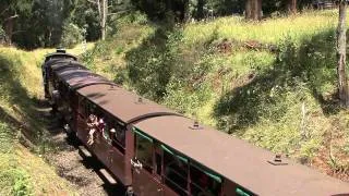 AN EPIC STRUGGLE - on the Narrow Gauge - 8A struggles up Emerald bank