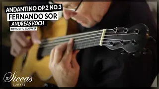 Fernando Sor - Andreas Koch plays Andantino Op.2 No.3 on a 1832 Johann Anton Stauffer Terzina