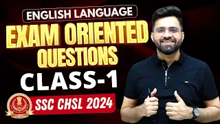 (Class -1) | SSC CHSL 2024 | English Classes | Previous Year Questions | Tarun Grover
