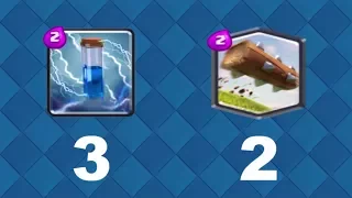 Clash royale compare log vs zap