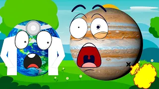 Let's save Jupiter! | Planet Rescue | Poo Poo | Story for Kids