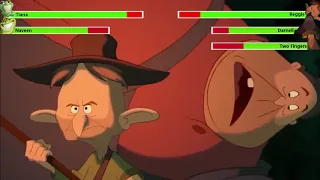 The Princess and the Frog Hunter Scene with healthbars