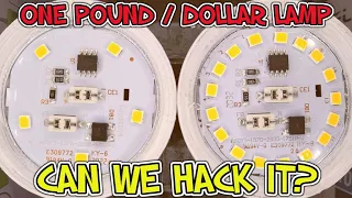 Hacking an extra trashy Poundland LED lamp (with schematic)