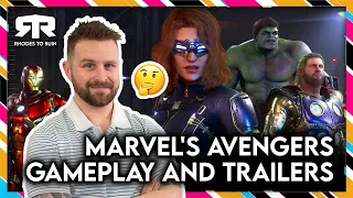 MARVEL'S AVENGERS - Gameplay and Trailers (Reaction)