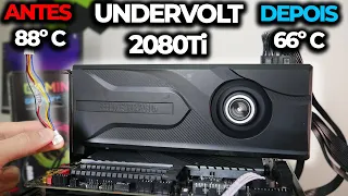 GANHEI FPS NA RTX 2080Ti DE R$1700 E REDUZI 20°C GRAUS! UNDERVOLT NA RTX 2080Ti DA CHINA