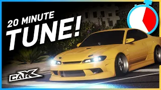 Car X Drift Racing TUNE CHALLENGE! - 20 Minute S15 / Spector RS! (90ADH)