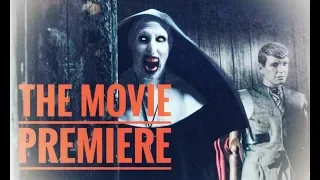 premier of the movie the nun in the netherlands and scary ghost reaction video