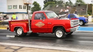 LIL RED TRUCK! BLOWN STREET DRIVEN! '79 DODGE LIL RED EXPRESS!