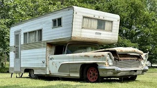 Will It Run After 50 Years?! | RARE Abandoned Motorhome | 1960 Lincoln Continental Camper | RESTORED