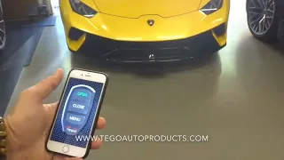 License Plate Retractor Lamborghini Huracan Performante