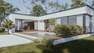 MODERN HOUSE DESIGN |  SMALL HOUSE | 2 BEDROOM | 20 x 15 Meters