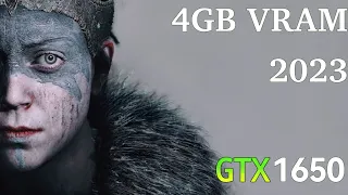 4GB of VRAM in 2023 | GTX 1650 Testing