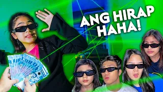 DONT Touch The LASER And Win CASH PRIZE!! (Hirap Haha!) | Ranz and Niana