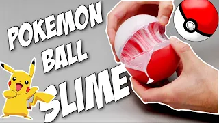 Making Slime Pokemon Ball, satisfying slime coloring, mixing slime colors, ASMR smoothie