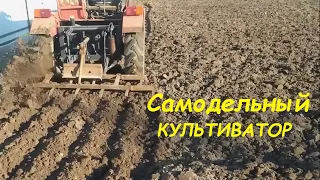 Homemade cultivator Tractor with internal combustion engine Moskvich