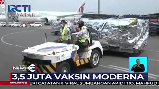 3,5 Juta Vaksin Moderna Tiba di Bandara Soekarno-Hatta #SIS 02/08