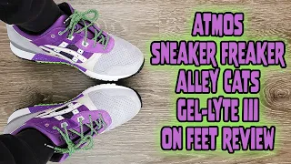 ATMOS x Asics Gel-Lyte III OG Alley Cats On Feet Review (1201A529 020)