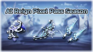 AI reign pixel pass early gameplay (Intelligence cyber bow, Cyber Sai, Deathbringer) - Pixel Gun 3D