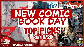 TOP 5 PICKS FOR NEW COMIC BOOK DAY | MARCH 18TH 2020 | NCBD