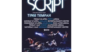 The Script ft Tinie Tempah performing live on stage at the Aviva Stadium - 2015 - LEBAH DIGITAL