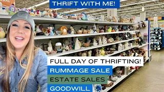 THRIFTING IN THE PUGET SOUND! Thrift With Us! Rummage Sale, Goodwill, Estate Sales + More Thrifting!