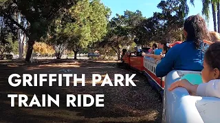 Train Ride at Griffith Park & Southern Railroad in Los Angeles