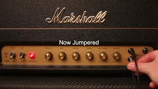 Marshall SV20 Channels Jumpered With Boost