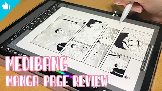 MediBang manga page creation ✍🏻 Review 2022 ✨ iPad/Free version