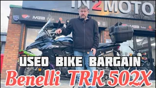 Benelli TRK502X motorcycle review.  Used bike bargain?