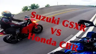 2014 Suzuki GSXR 1000 vs 2012 Honda CBR 1000rr
