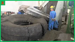 Recycle Old Usued Tires To Produce Rubber Tiles And Rubber Roll Mats For Gyms, Playgrounds And Roads