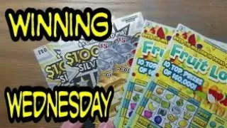 Winning Wednesday.  Pa lottery scratch tickets