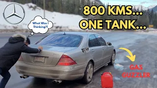 Hypermiling An Old S-Class - Gas Tank Challenge