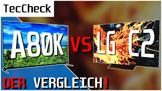 Sony A80K vs. LG C2: Der VERGLEICH! | Ausstattung, Bildqualität uvm. | Welcher OLED-TV ist BESSER?