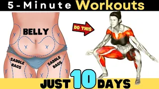 SADDLEBAGS + THIGHS + LOWER BELLY Fat | 3IN1 STUBBORN FAT BURN PLAN FOR BEGINNERS