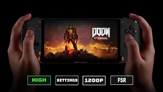 DOOM Eternal- Onexplayer mini pro (High Settings 60fps 20W) Great 👍