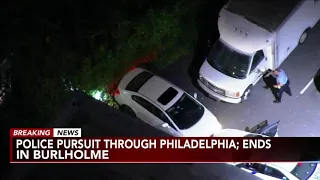 Burglary suspect leads police on wild chase throughout Philadelphia