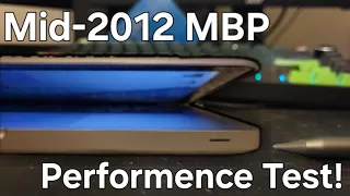 Mid-2012 MacBook Pro Performence test!