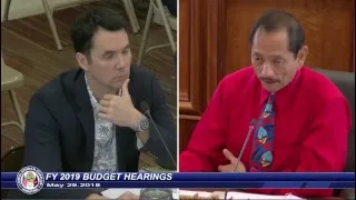 Committee / Budget Hearing - B.J.F. Cruz - Guam Visitors Bureau - May 29, 2018 10 AM