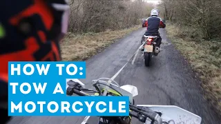 How to - Tow a Motorcycle