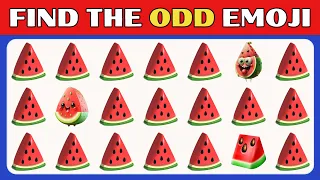 FIND THE ODD EMOJI OUT👀 | How good are your eyes in this Odd Emoji Quiz! Emoji Quiz Challenge Video