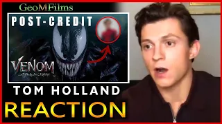 Tom Holland REACTION Venom 2 Post Credit Scene DUB