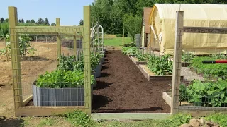 Raised Bed Area Expansion Fencing & Mulching