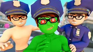 Police GYM Soul Swap in Monster Body - Scary Teacher 3D Touching Story