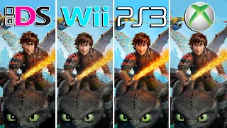 How to Train Your Dragon (2010) NDS vs Wii vs PS3 vs XBOX 360 (Which One is Better?)