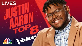 Justin Aaron Performs Cynthia Erivo's "Stand Up" | NBC's The Voice Top 8 2022