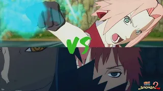 SAKURA & CHIYO VS SASORI (Puppet Fight: 10 VS 100) | Naruto Shippuden: Ultimate Ninja Storm 2