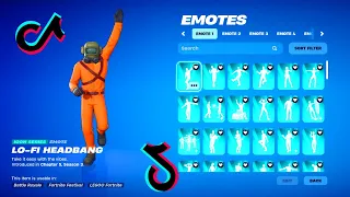 All NEW Fortnite Icon Series Dance & Emotes! (LO-FI HEADBANG, DANCERY, CHALLENGE, GRIDDY)