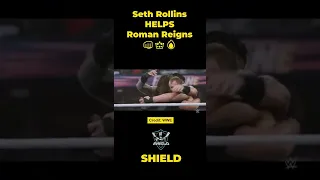 🔥🔥Seth Rollins SAVES his SHIELD brother Roman Reigns👊👊#wwe #shorts #trending #viral #shield