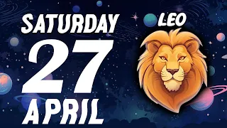 LEO ♌ A LOT OF MONEY IS COMING YOUR WAY🍀🤑 HOROSCOPE FOR TODAY APRIL 27, 2024 ♌